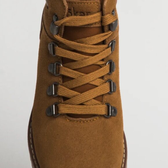 Oker Brown Leather Women's Hiking Boots - Picture 2 of 4